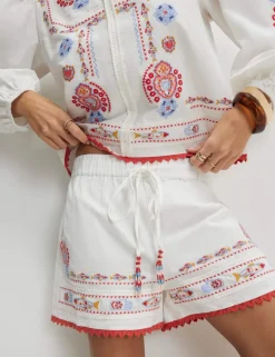 Embroidered Shorts