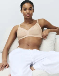Embroidered Total Support Full Cup Bra (A-K)