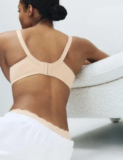 Embroidered Total Support Full Cup Bra (A-K)