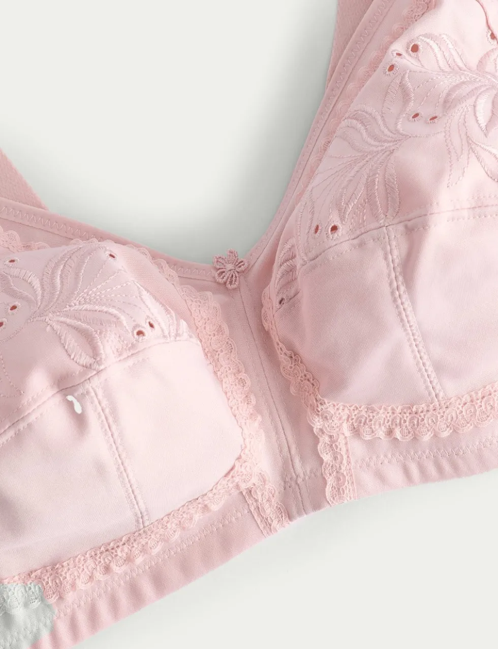 Embroidered Total Support Full Cup Bra (A-K)