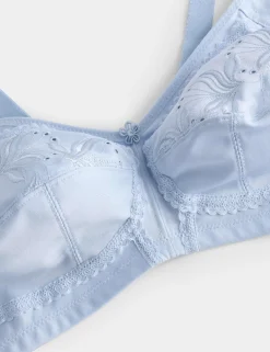 Embroidered Total Support Full Cup Bra (A-K)