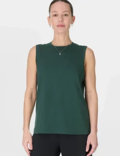 Essential Cotton Rich Crew Neck Vest Top