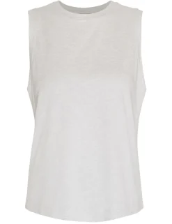 Essential Cotton Rich Crew Neck Vest Top
