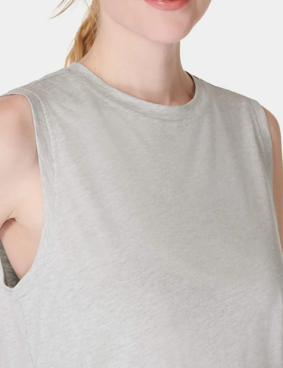 Essential Cotton Rich Crew Neck Vest Top