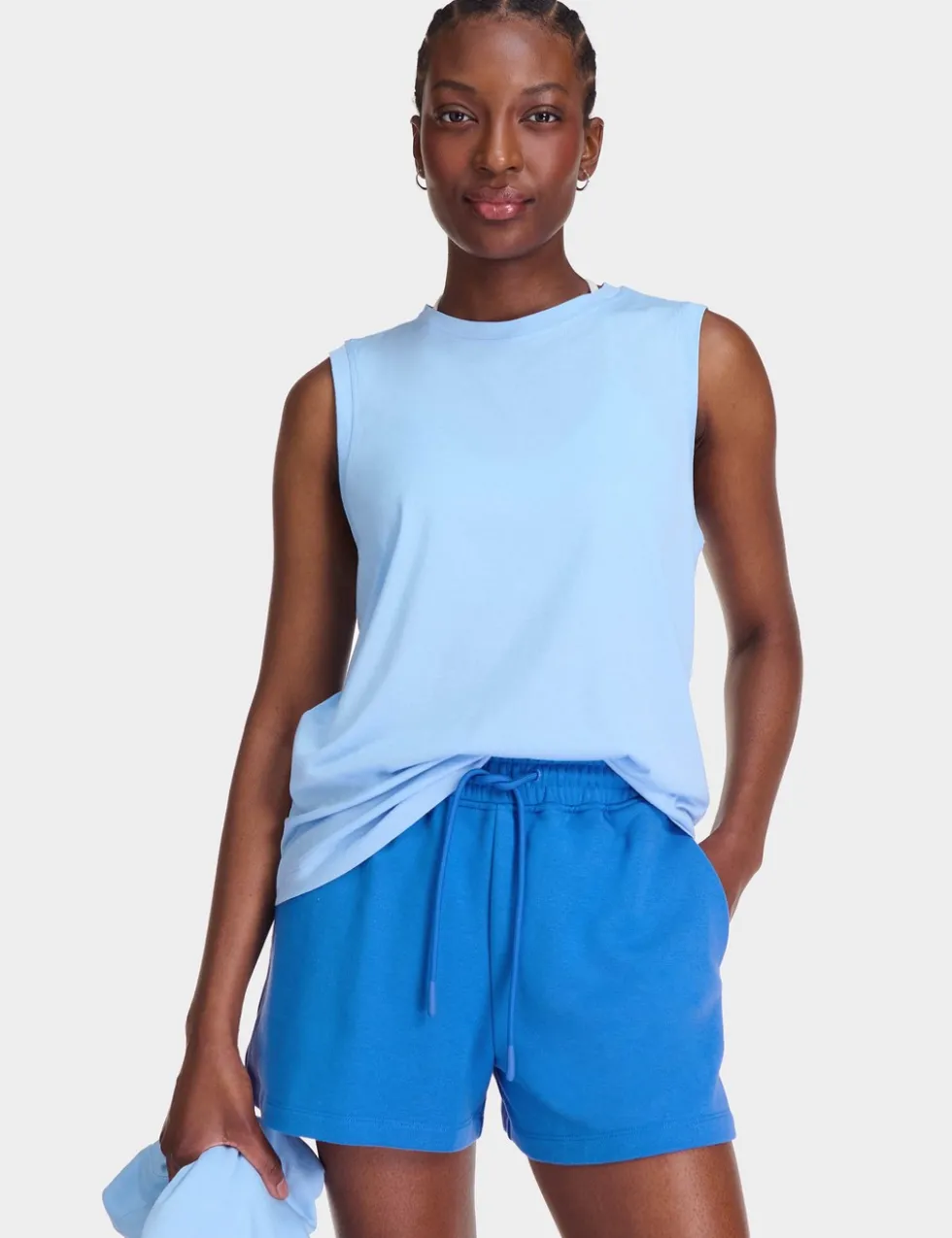 Essential Cotton Rich Crew Neck Vest Top
