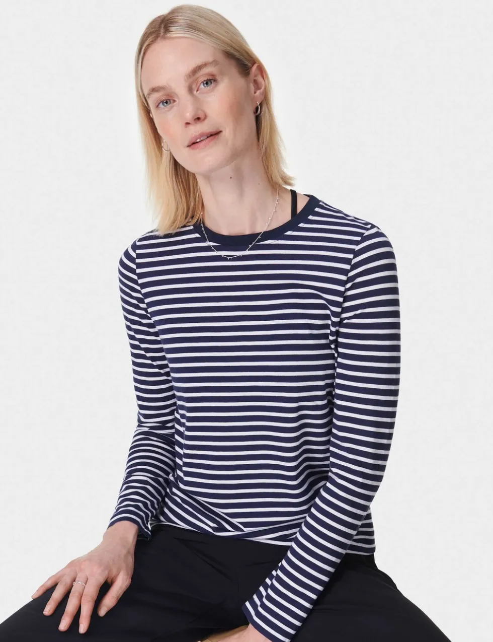Essential Cotton Rich Striped Top