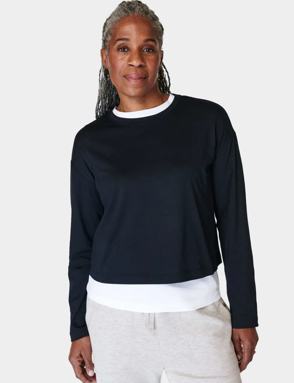 Essential Crew Neck Crop Top