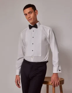 Extra Slim Fit Easy Iron Pure Cotton Dinner Shirt