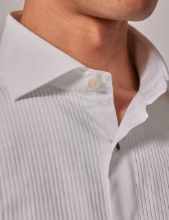 Extra Slim Fit Easy Iron Pure Cotton Dinner Shirt
