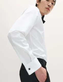 Extra Slim Fit Luxury Marcella Bib Shirt