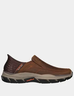 Extra Wide Fit Respected Elgin Slip-ins Leather Trainers