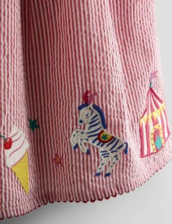 Fairground Applique Cross Back Dress (6 Mths-7 Yrs)