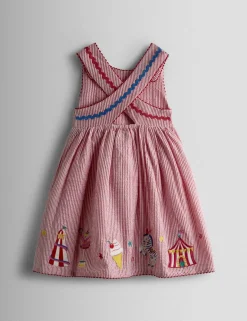 Fairground Applique Cross Back Dress (6 Mths-7 Yrs)