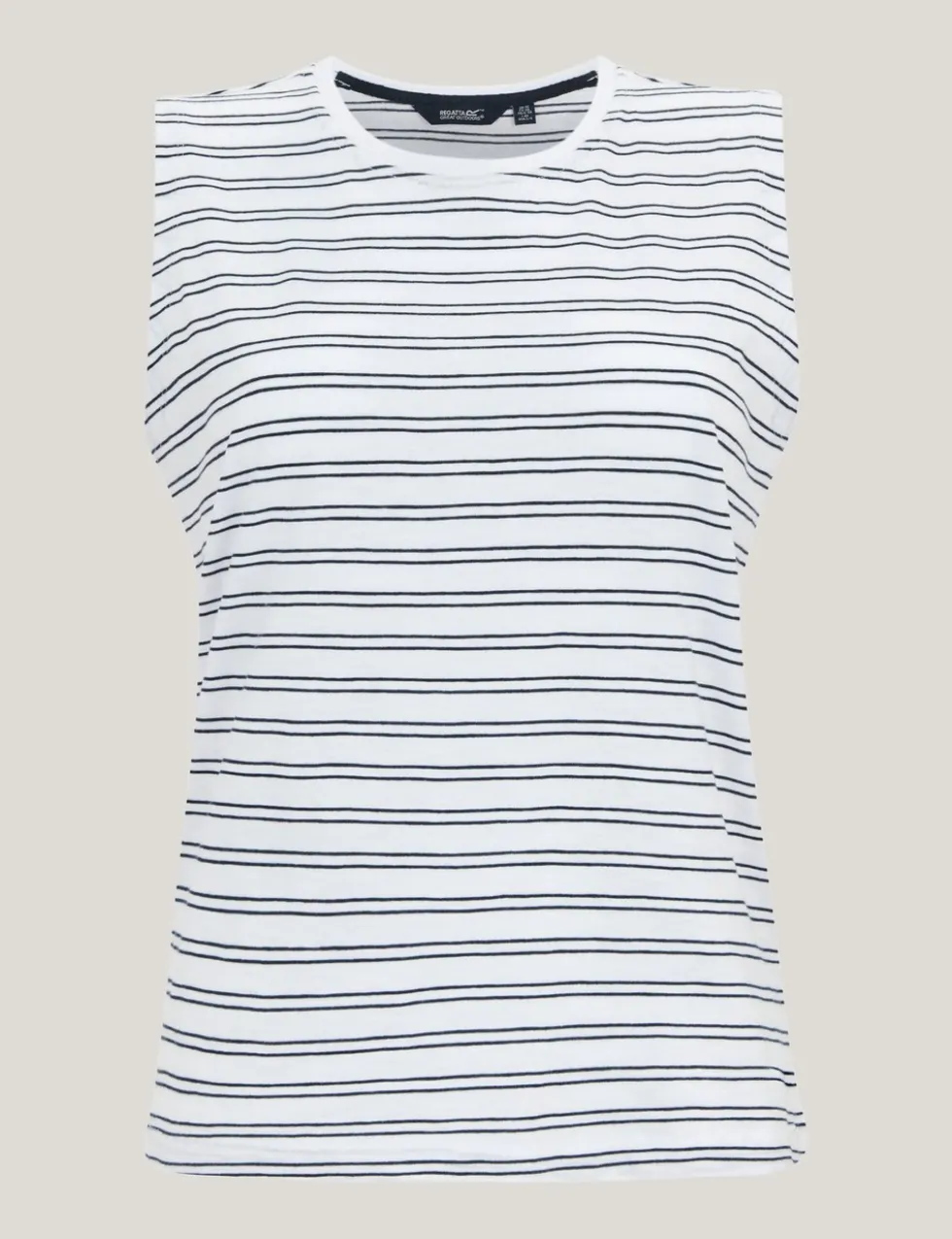 Fariene Pure Cotton Striped Vest Top
