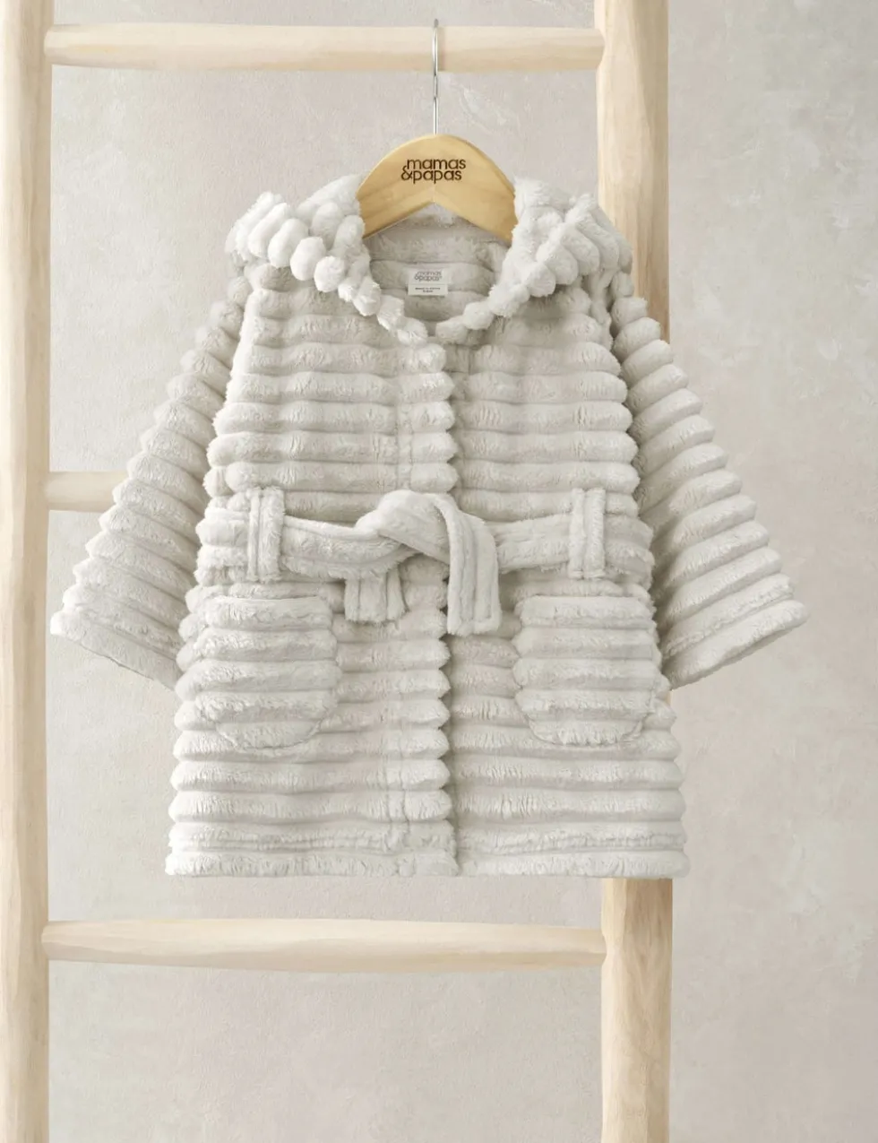Faux Fur Bear Hooded Dressing Gown (3-36 Mths)