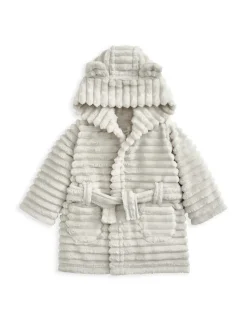 Faux Fur Bear Hooded Dressing Gown (3-36 Mths)