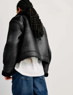 Faux Fur Trim Jacket (6-16 Yrs)