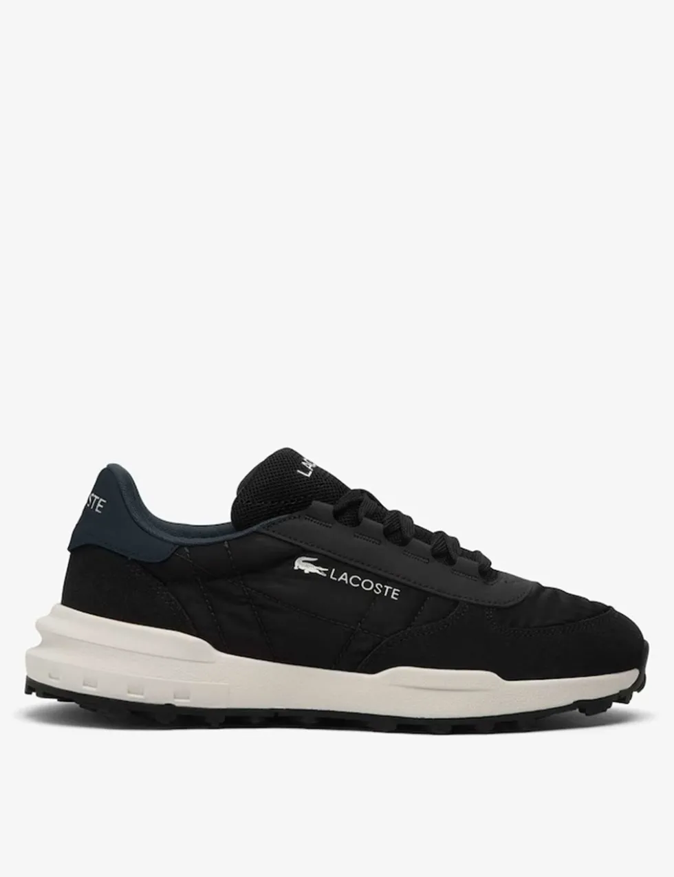 Faux Leather Lace Up Trainers