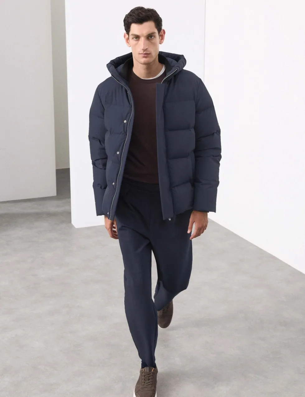 Feather & Down Puffer Jacket with Stormwear™