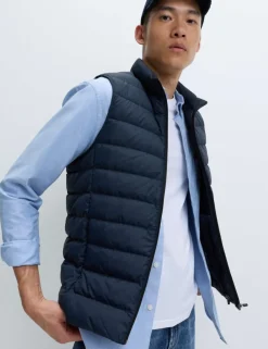 Feather and Down Padded Lightweight Gilet