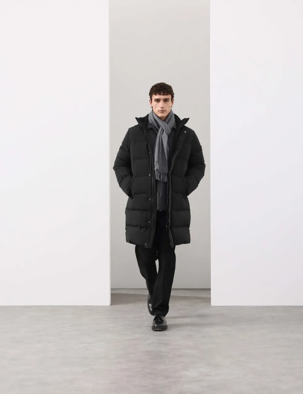 Feather and Down Puffer Jacket with Stormwear™