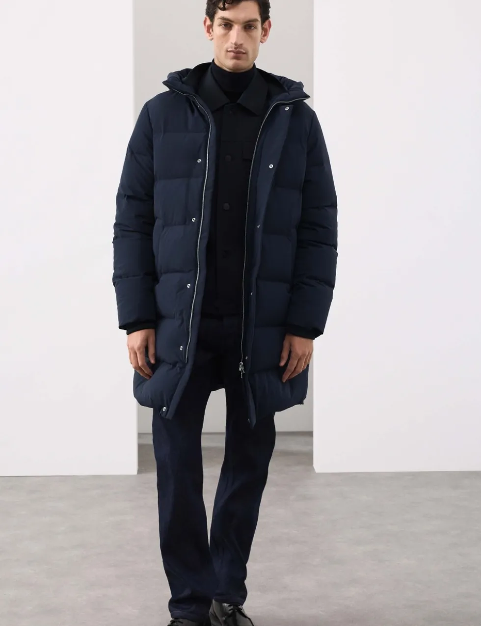 Feather and Down Puffer Jacket with Stormwear™