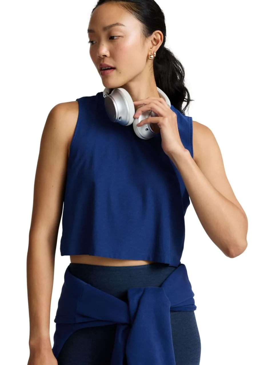 Featherweight Relaxed Crop Vest Top