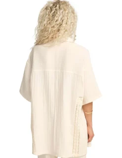 Feelin Fine Pure Cotton Relaxed Beach Shirt