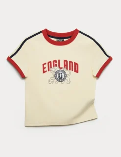 FIFA™ World Cup England Ringer Baby T-Shirt (6-16 Yrs)