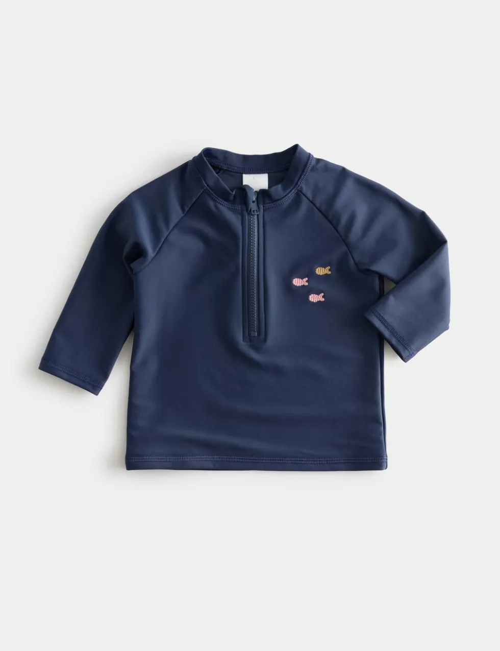 Fish Embroidery Rash Vest (0 Mths - 5 Yrs)