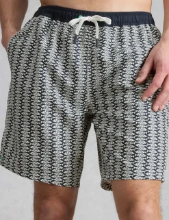 Fish Print Swim Shorts