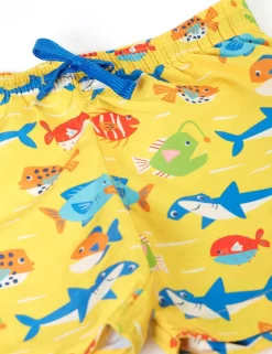 Fish Print Swim Shorts (1-10 Yrs)