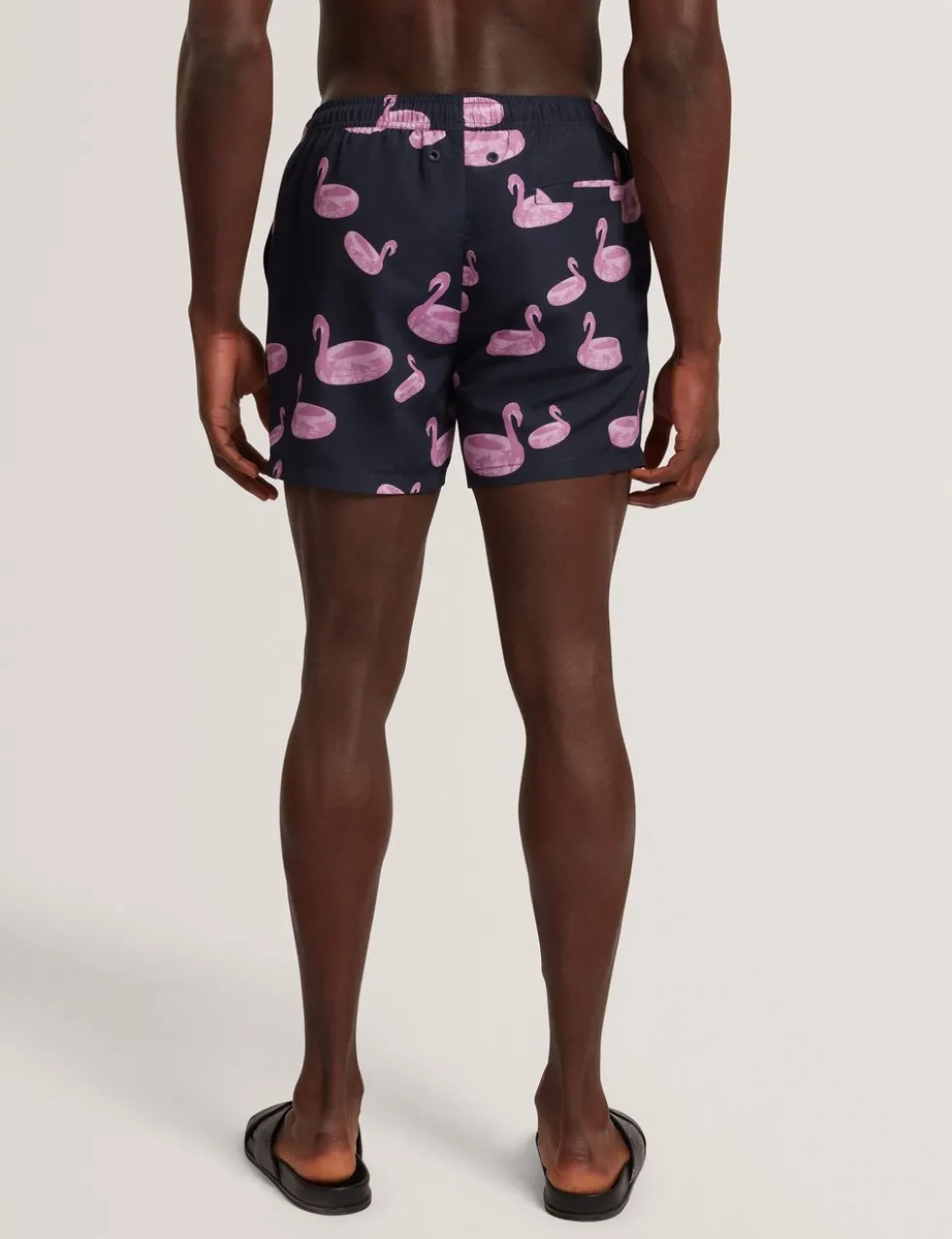 Flamingo Print Swim Shorts
