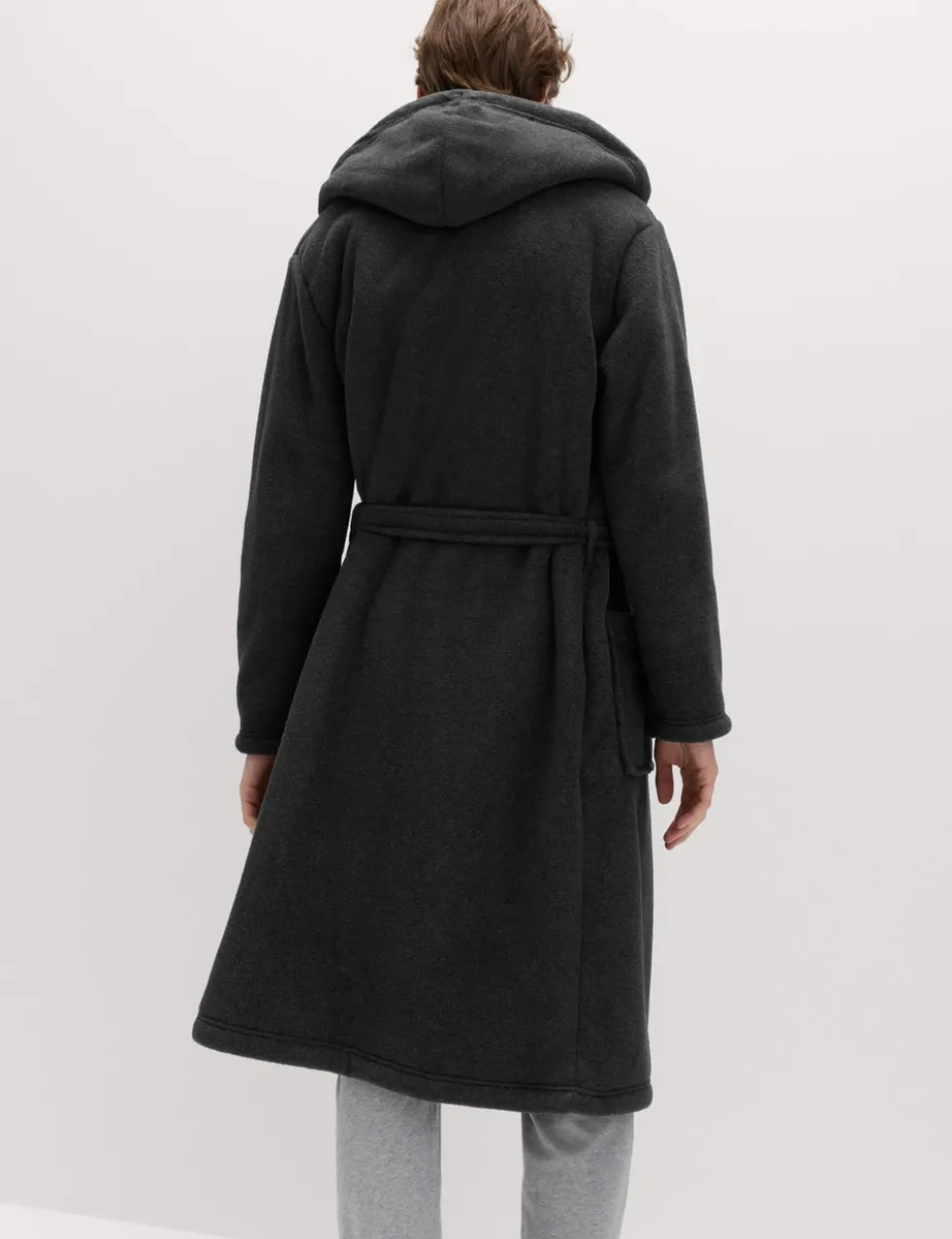 Fleece Supersoft Hooded Dressing Gown