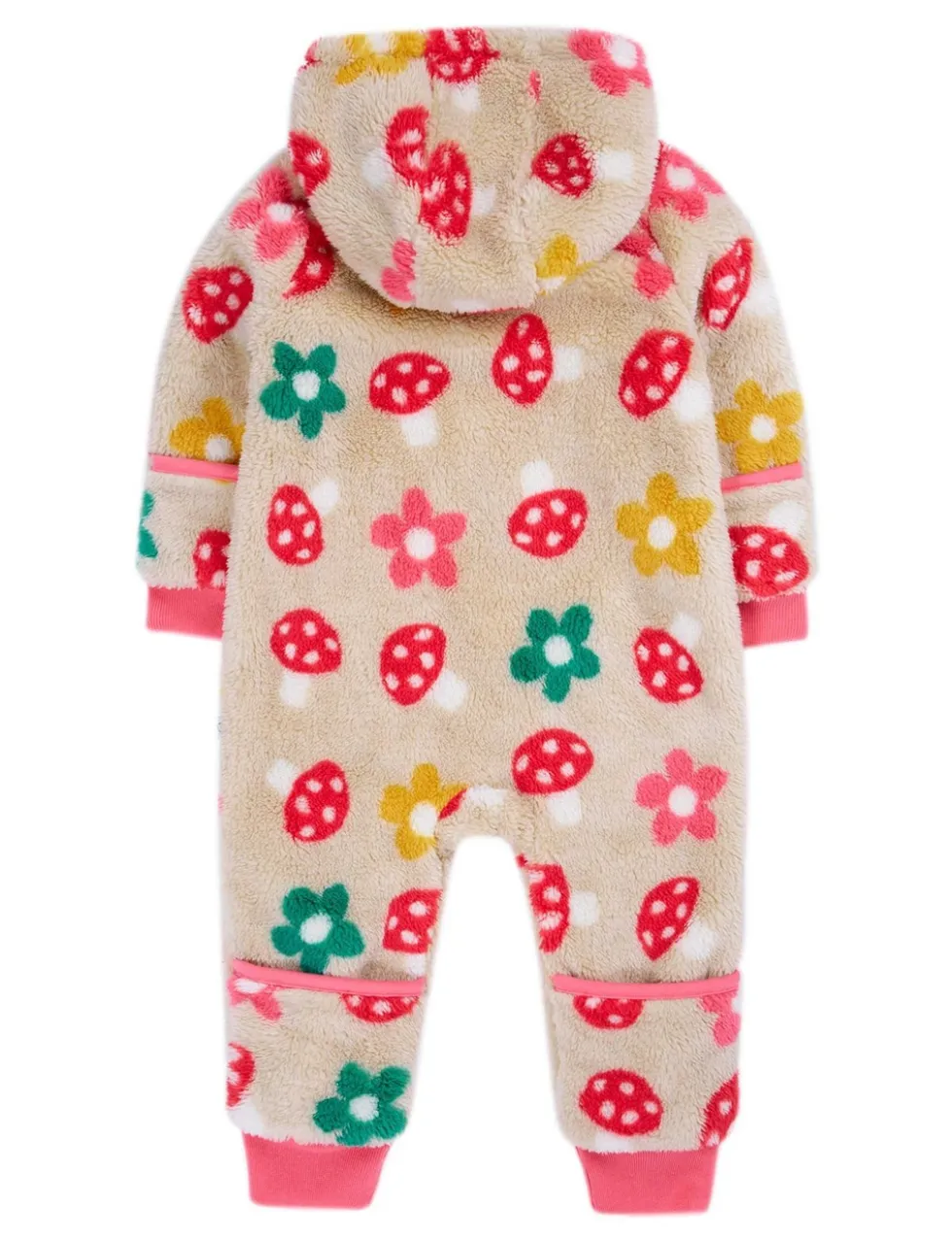 Fleece Woodland Print Zip All in One (0-4 Yrs)