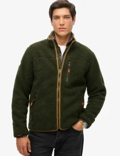 Fleece Zip Up Funnel Neck Jacket