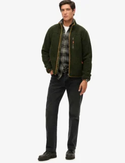 Fleece Zip Up Funnel Neck Jacket