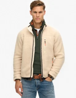Fleece Zip Up Funnel Neck Jacket