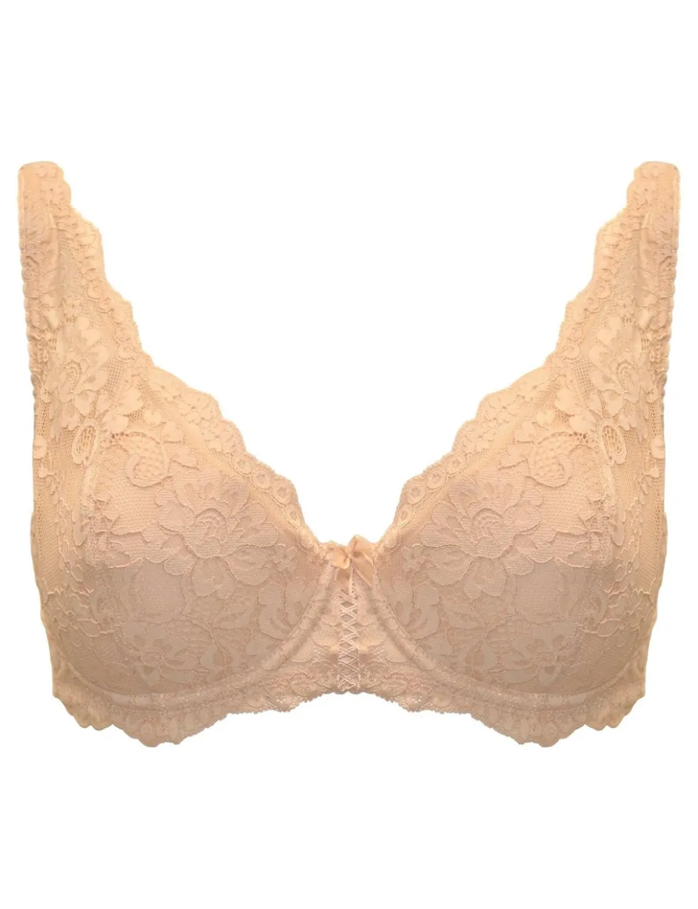 Fleur Lace Padded Wired High Apex Bra (A-F