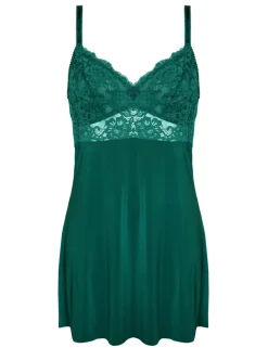 Fleur Satin Lace Chemise
