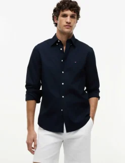 Flex Regular Fit Pure Cotton Oxford Shirt