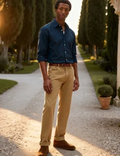 Flex Regular Fit Pure Cotton Oxford Shirt