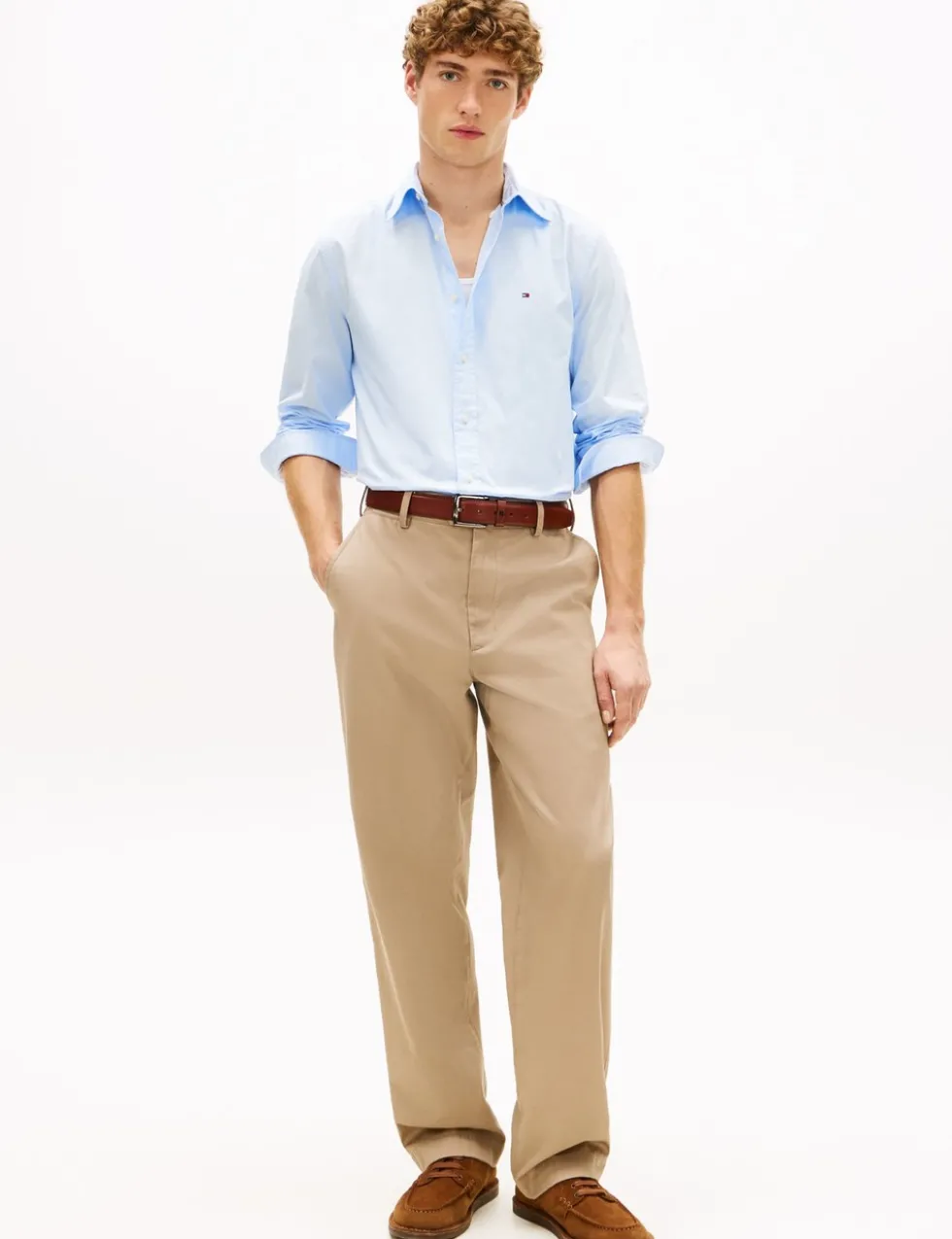 Flex Regular Fit Pure Cotton Oxford Shirt