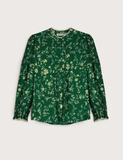 Floral Blouson Sleeve Blouse