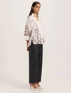 Floral Collared Relaxed Shirt