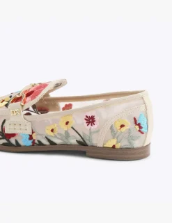 Floral Flat Loafers