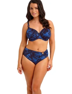 Floral High Waisted Bikini Bottoms