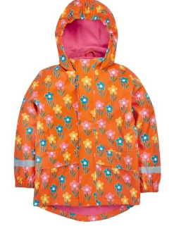 Floral Hooded Fleece Lined Raincoat (1-10 Yrs)
