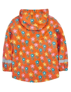 Floral Hooded Fleece Lined Raincoat (1-10 Yrs)