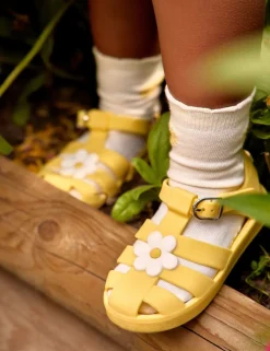 Floral Jelly Sandals (4 Small - 11 Small)